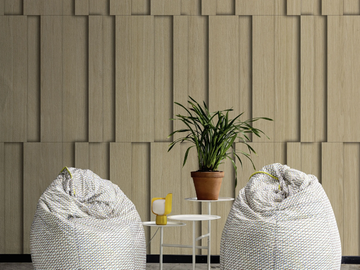 WOODEN SIGNS WPN 801 - Motif wood effect wallpaper by Spaghetti Wall - view 2